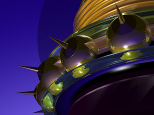 Картинка 3д графика fractal фракталы абстракция