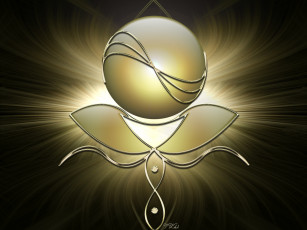 Картинка 3д графика fractal фракталы шар тёмный