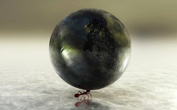 Картинка 3д графика другое комар шар