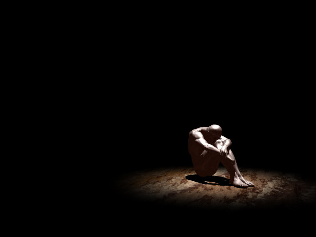 Обои картинки фото 3д, графика, people, люди, тёмный, свет, мужчина