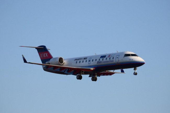 Обои картинки фото авиация, пассажирские, самолёты, шасси, самолёт, посадка