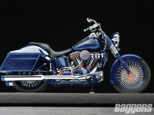 Картинка 2006 harley davidson heritage softail мотоциклы customs bagger