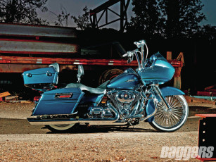 Картинка 2009 harley davidson road glide мотоциклы customs