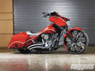 Картинка 2009 harley davidson street glide мотоциклы customs