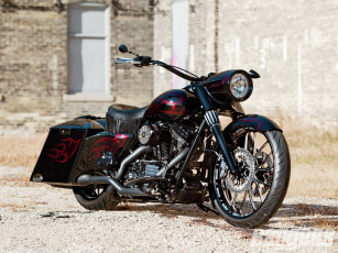 Картинка 2010 harley davidson flhtp мотоциклы customs