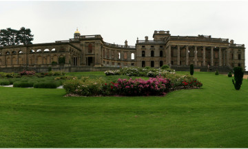 Картинка поместье whitley court англия города исторические архитектурные памятники