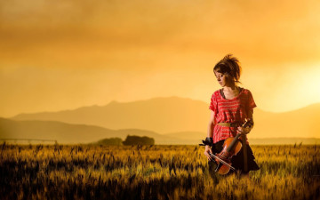 обоя lindsey, stirling, музыка