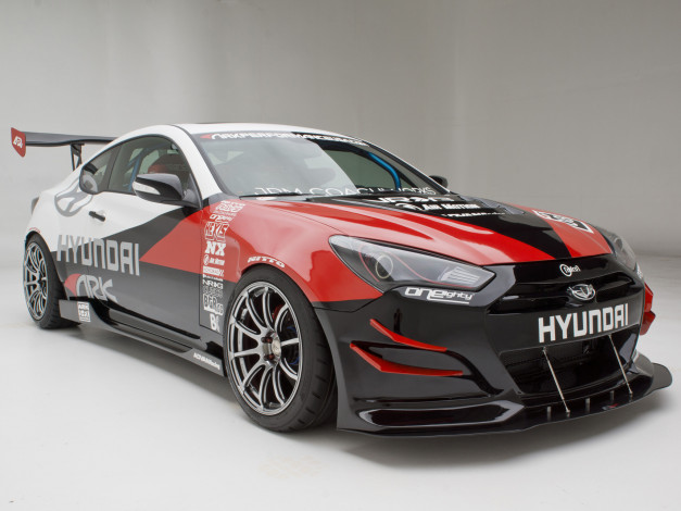 Обои картинки фото ark, performance, genesis, coupe, spec, track, edition, автомобили, hyundai, auto