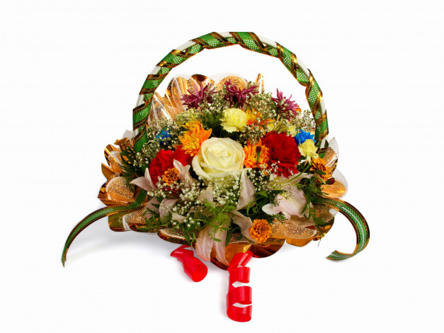 Обои картинки фото цветы, букеты, композиции, букет, розы, гвоздики