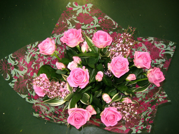 Обои картинки фото цветы, розы, букет