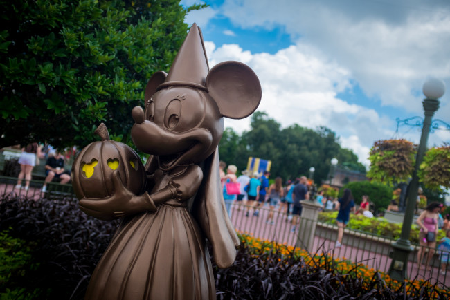 Обои картинки фото праздничные, хэллоуин, минни