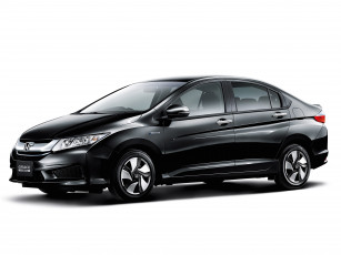 Картинка автомобили honda grace hybrid 2014г темный