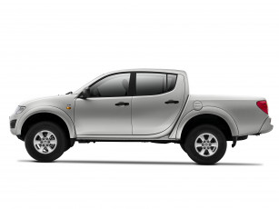 обоя автомобили, mitsubishi, l200, triton, hls, 2012г, светлый