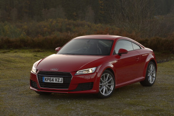 обоя автомобили, audi, tt, coupе, 2-0, tdi, ultra, uk-spec, 8s, 2014г, красный