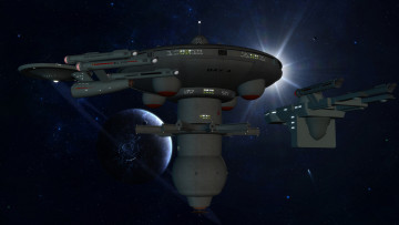 Картинка космос арт космический корабль вселенная звезды