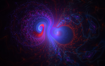 Картинка 3д+графика фракталы+ fractal цвета фон узор