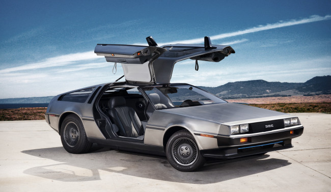 Обои картинки фото автомобили, dmc, delorean, grey