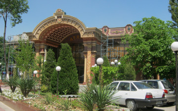 Картинка города -+здания +дома вход в сказку восток арка колонны