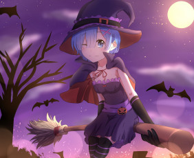 Картинка аниме re +zero+kara+hajimeru+isekai+seikatsu девушка фон взгляд