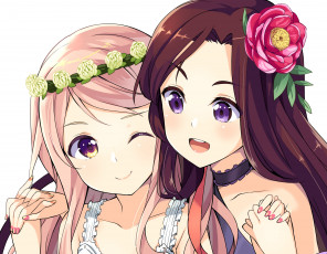 Картинка аниме aikatsu kasumi mahiru yozora