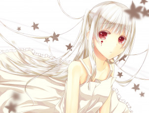 Картинка аниме unknown +другое взгляд фон девушка