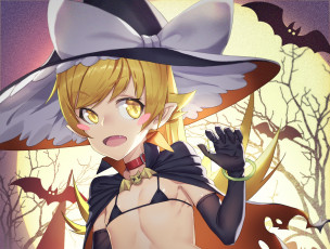 Картинка аниме bakemonogatari oshino shinobu