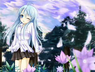 Картинка аниме denpa+onna+to+seishun+otoko фон взгляд девушка