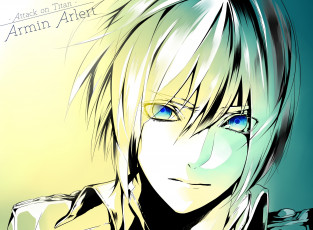 Картинка аниме shingeki+no+kyojin armin arlert