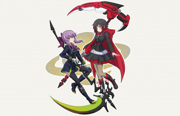 Картинка аниме оружие +техника +технологии девушки