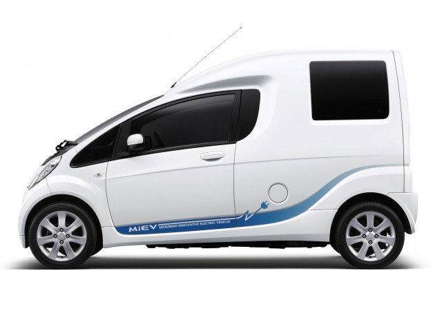 Обои картинки фото mitsubishi i-miev cargo concept 2009, автомобили, mitsubishi, i-miev, cargo, concept, 2009