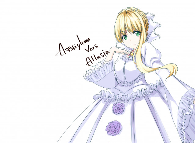 Обои картинки фото аниме, aldnoah zero, asseylum, vers, allusia