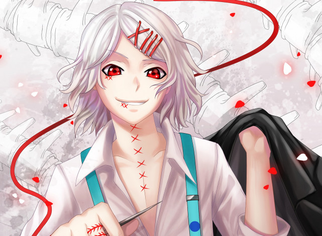 Обои картинки фото аниме, tokyo ghoul, suzuya, juuzou