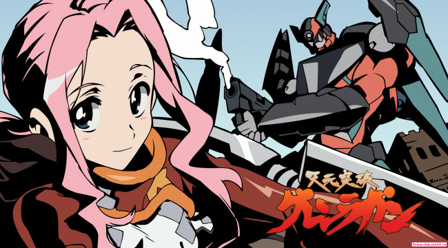 Обои картинки фото аниме, tengen toppa gurren-lagann, darry, adai