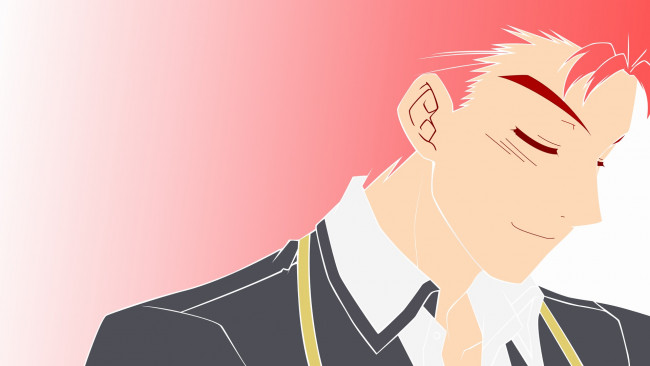 Обои картинки фото аниме, baka to test to shoukanjuu, фон, взгляд, парень