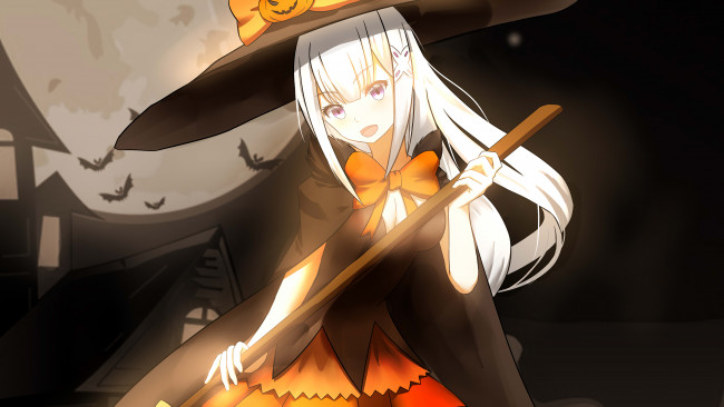 Обои картинки фото аниме, re,  zero kara hajimeru isekai seikatsu, взгляд, девушка, фон