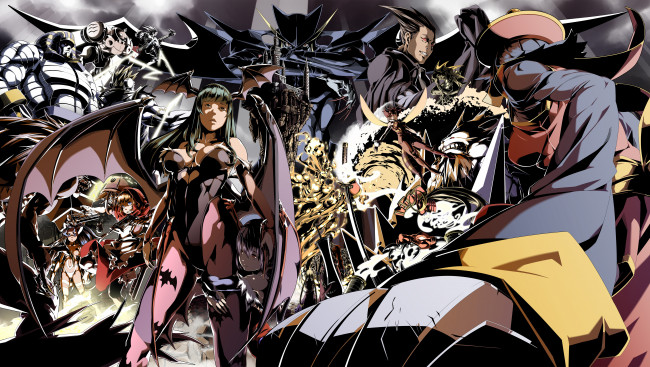 Обои картинки фото аниме, darkstalkers, anita, lilith, succubus, morrigan