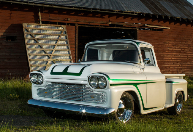 Обои картинки фото автомобили, custom pick-up, chevrolet
