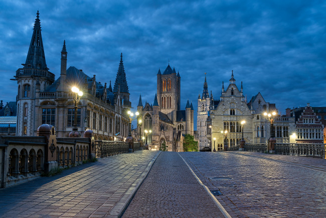 Обои картинки фото ghent, города, гент , бельгия, простор
