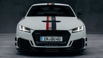 обоя автомобили, audi, белый, 2020, tt, rs, coupe, 40, years, quattro, купе, юбилейный, выпуск