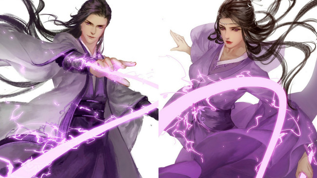 Обои картинки фото аниме, mo dao zu shi, the, untamed, неукротимый, повелитель, чэньцин, мосян, тунсю, mo, dao, zu, shi, магистр, дьявольского, культа