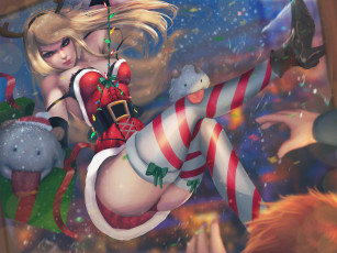 Картинка видео+игры league+of+legends девушка фон взгляд katarina