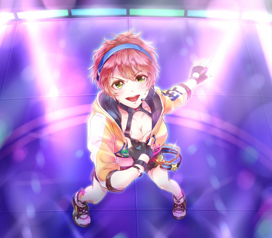 Обои картинки фото аниме, idolm@ster, идолмастер, девушки, золушки