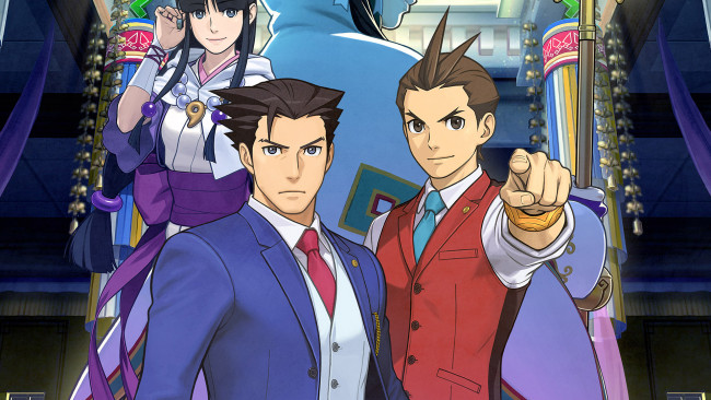 Обои картинки фото видео игры, ace attorney,  investigations - miles edgeworth, персонажи