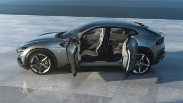 обоя автомобили, ferrari, purosangue, 2022, спортивный, феррари, профиль, салон