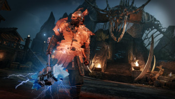 Картинка видео+игры for+honor +wrath+of+the+jormungandr воин молот