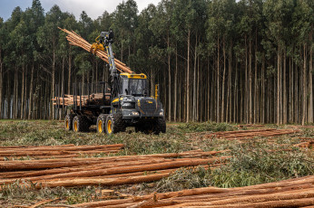 обоя техника, лесоповалочная техника, ponsse