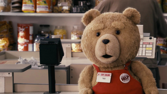 Обои картинки фото ted , 2012, кино фильмы, ted, третий, лишний, комедия, seth, macfarlane, озвучка, тед, кино, плюшевый, мишка, кадры, из, фильмов