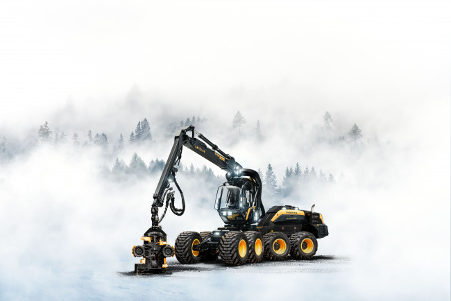 Обои картинки фото техника, лесоповалочная техника, ponsse