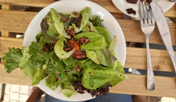 обоя еда, салаты,  закуски, тарелка, салат, приборы