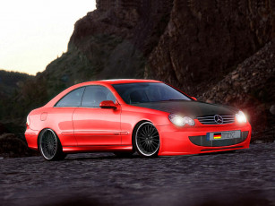 Картинка mercedes clk автомобили benz
